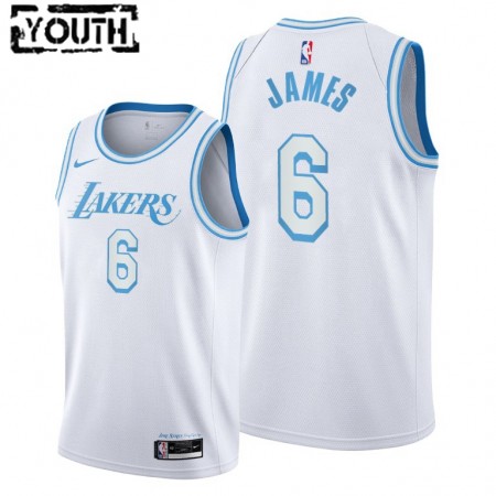 Dres Los Angeles Lakers LeBron James 6 Nike 2021-22 City Edition Swingman - Dječji
